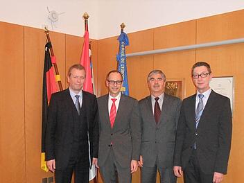 Unser Bild zeigt von links: Oberbürgermeister Ulrich Maly, Landrat Christian Meißner, Geschäftsführer Jürgen Haasler, Geschäftsführer Andreas Mäder Foto: privat