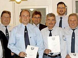 Zahlreiche Mitglieder der Stöppacher Soldatenkameradschaft sind für die langjährige Treue durch den Bayerischen Soldatenbund ausgezeichnet worden. Foto: Michael Stelzner