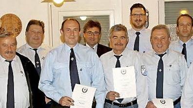 Zahlreiche Mitglieder der Stöppacher Soldatenkameradschaft sind für die langjährige Treue durch den Bayerischen Soldatenbund ausgezeichnet worden. Foto: Michael Stelzner