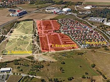 Auf der Herzo Base wird gerade der zweite Bauabschnitt vermarktet. Das Geld, das die Stadt in die Erschlie&szlig;ung des Gebiets investiert hat und noch investieren muss, flie&szlig;t sp&auml;ter wieder durch Grundst&uuml;cksverk&auml;ufe und Steuereinnahmen in das Stadts&auml;ckel. Grafik: Stadt Herzogenaurach