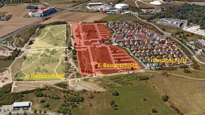 Auf der Herzo Base wird gerade der zweite Bauabschnitt vermarktet. Das Geld, das die Stadt in die Erschlie&szlig;ung des Gebiets investiert hat und noch investieren muss, flie&szlig;t sp&auml;ter wieder durch Grundst&uuml;cksverk&auml;ufe und Steuereinnahmen in das Stadts&auml;ckel. Grafik: Stadt Herzogenaurach