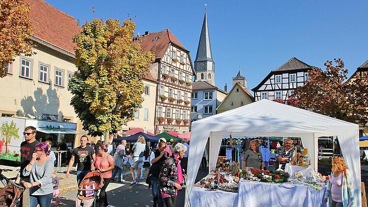 Herbstmarkt in Münnerstadt 2018. Dieter Britz