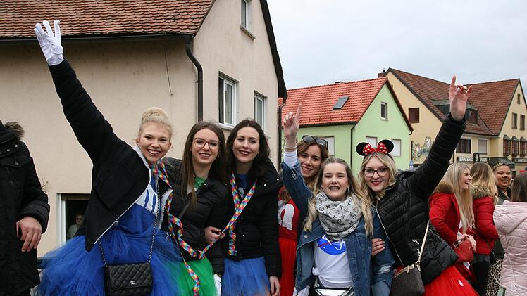 Beim Faschingszug in HirschaidWerner Baier