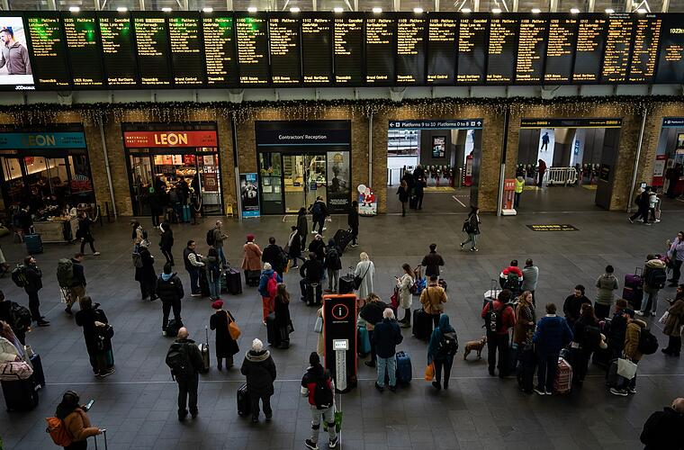 Streiks: Kein Zugverkehr in Großbritannien an Weihnachten