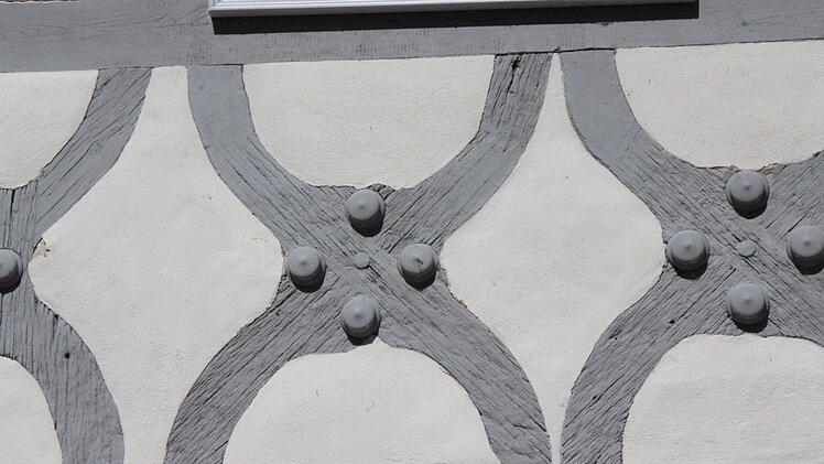 Kreuz-Fachwerk in Seßlach.