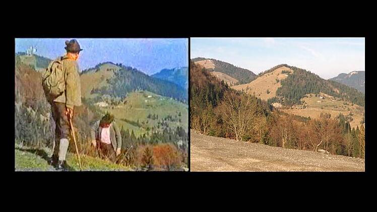 Links Serie, rechts heute: Aus "Die Bergtour"Foto: Infa Film/Christian Bönisch