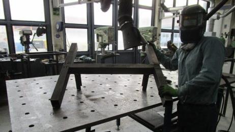 Blick in die Produktionsst&auml;tten der JVA Ebrach. Foto: Holger Friedrich