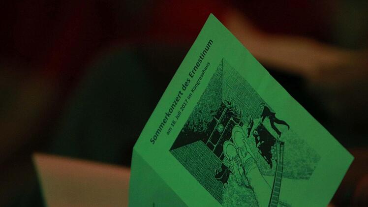 Impressionen vom Sommerkonzert des Gymnasiums Ernestinum im Coburger KongresshausFoto: Jochen Berger