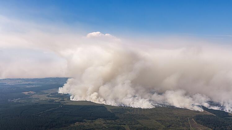 Waldbrand in Belgien