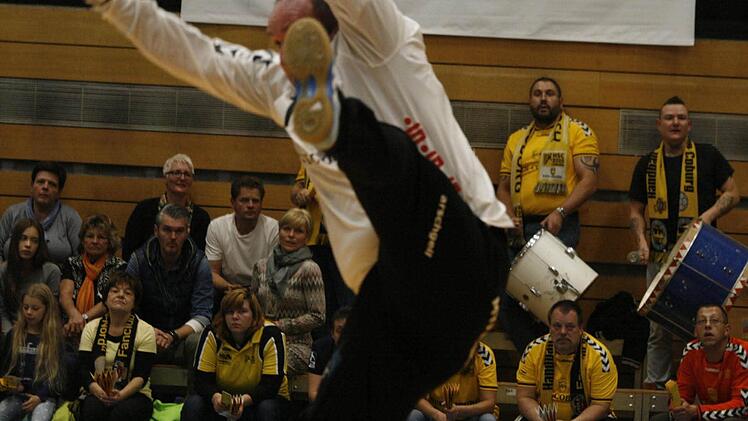 Jan Kulhanek rettete seiner Mannschaft in der entscheidenden Phase mit herausragenden Paraden die Führung und hatte damit entscheidenden Anteil am wichtigen Auswärtssieg der Coburger.
