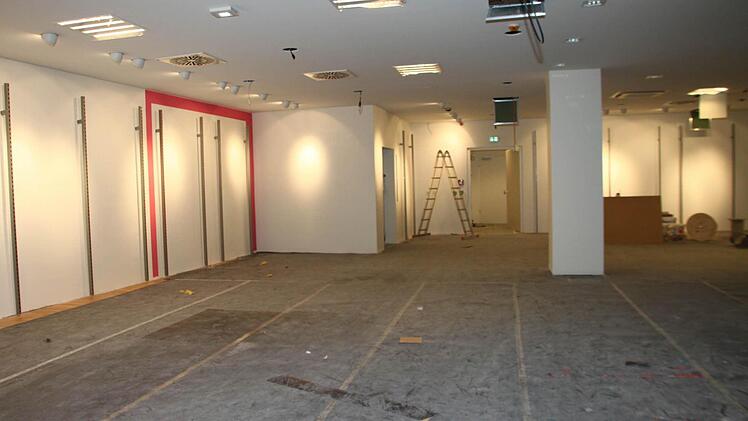 Obergeschoss der künftigen C&A-Filiale