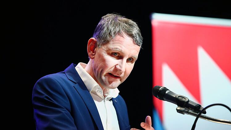 Impressionen vom Höcke-Auftritt und der ProtestveranstaltungFoto: Monika Limmer