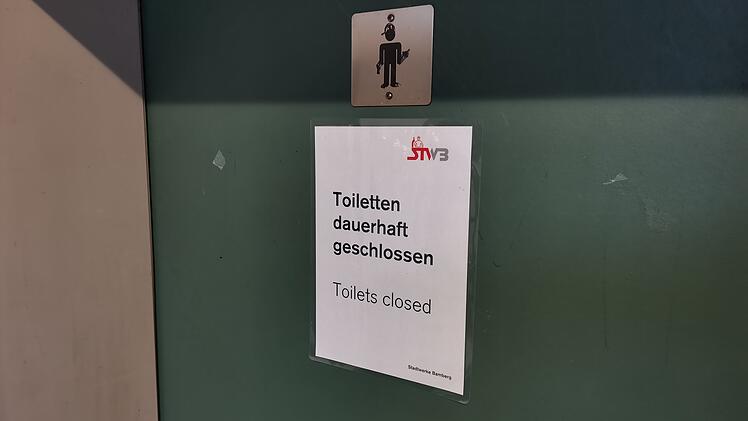 Öffentliche Toiletten in Bamberg "dauerhaft geschlossen" - Stadtwerke mit Erklärung