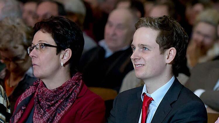 Auch im Publikum: Bad Rodachs Bürgermeister Tobias Ehrlicher