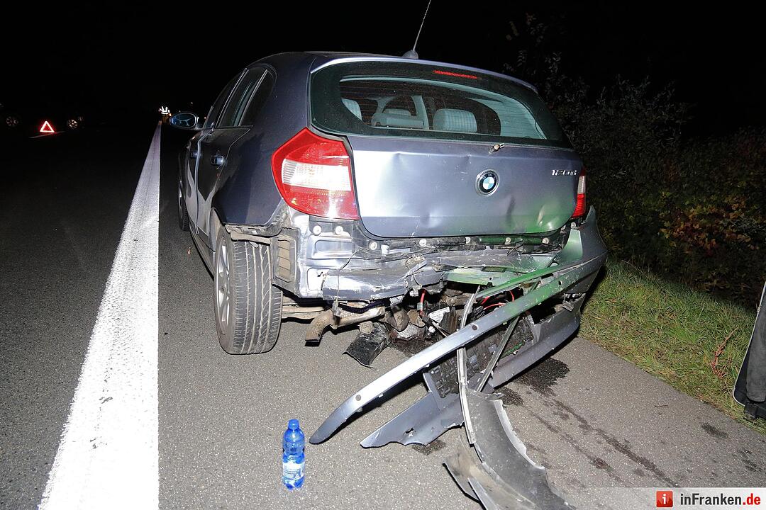 Karambolage auf der A70 bei Oberhaid