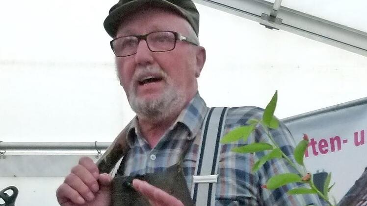 Für Heiterkeit sorgte der "Schmied von Merlach".  Fotos: Doris Weidner