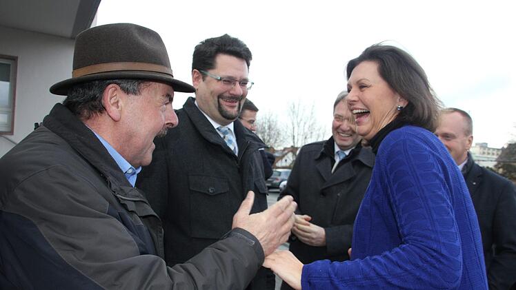 Aigner-Besuch in KronachVeronika Schadeck