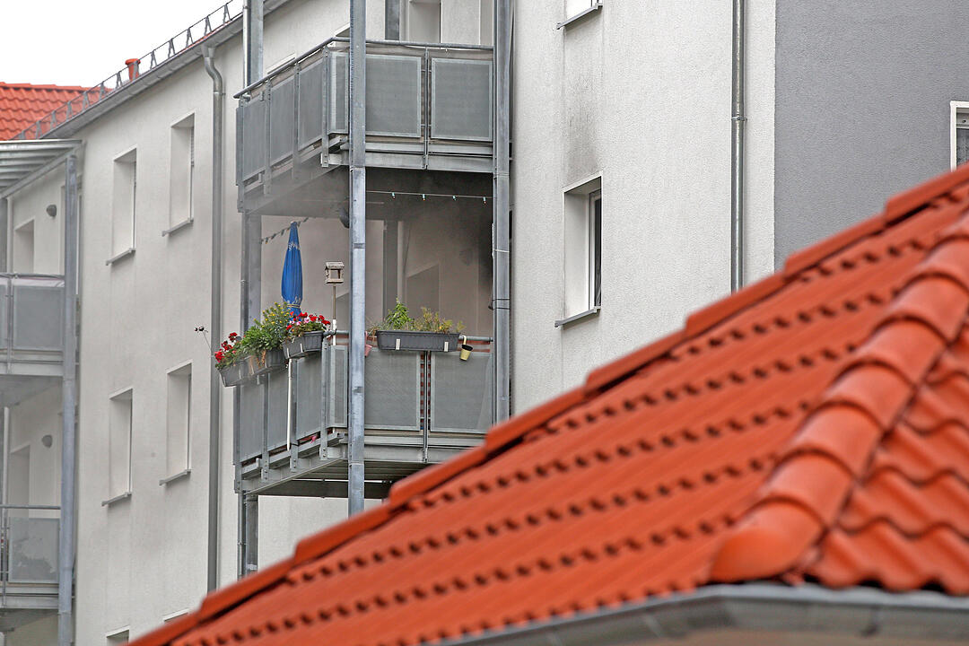 Wohnung in Mehrfamilienhaus brannte