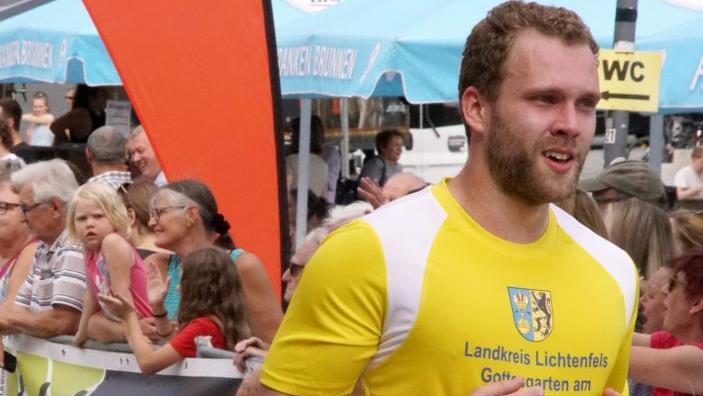Jeder Teilnehmer ein Gewinner: auch Kilian Fiedler, der hier nach 5,3 absolvierten Kilometern im Ziel ankommt, darf sich als solcher fühlen.