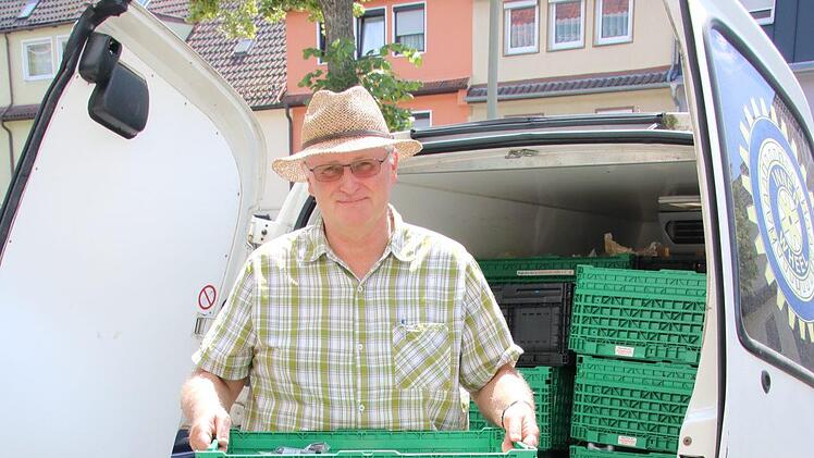 Roland Hübner, ebenfalls Fahrer, ist erst seit kurzem dabei.Foto: Katrin Geyer