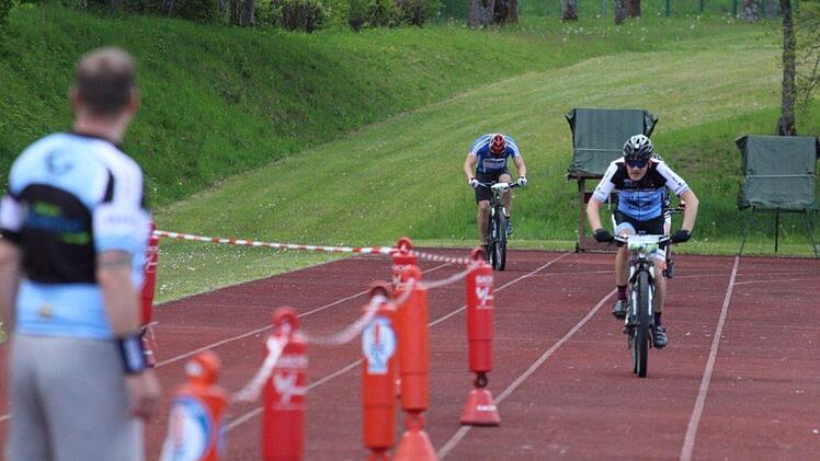 Schnappschüsse vom Bike and Run in Wildflecken.
