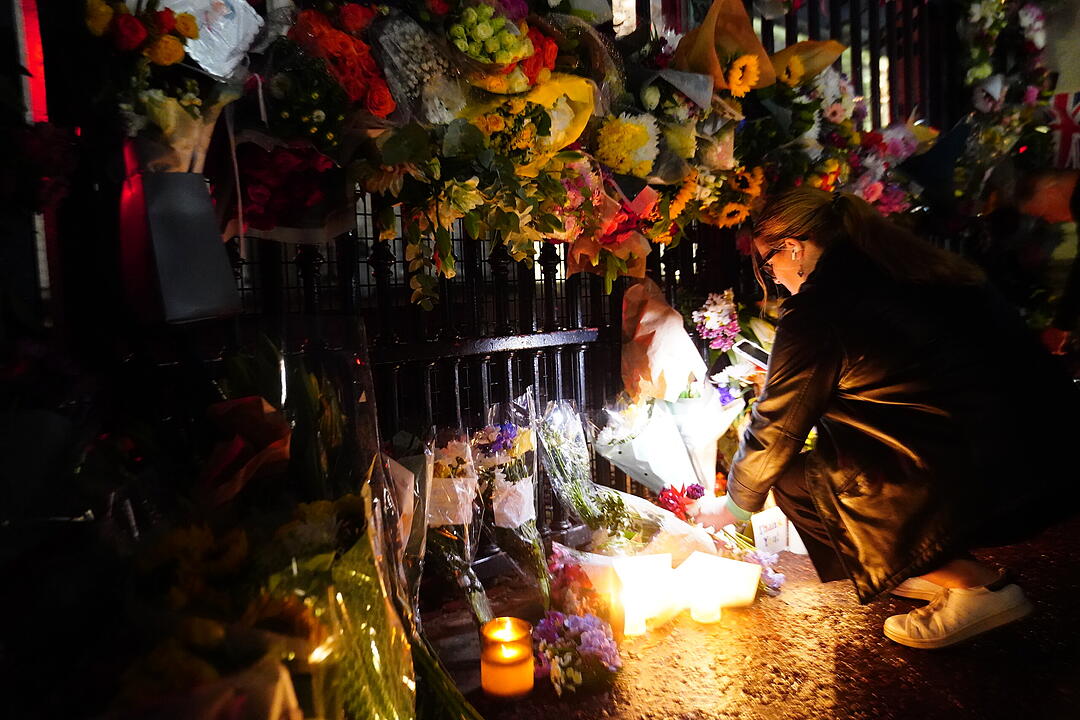 Nach dem Tod von Königin Elizabeth II. - London