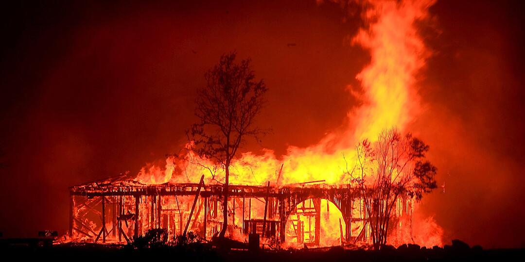 Flucht vor den Flammen in Kalifornien
