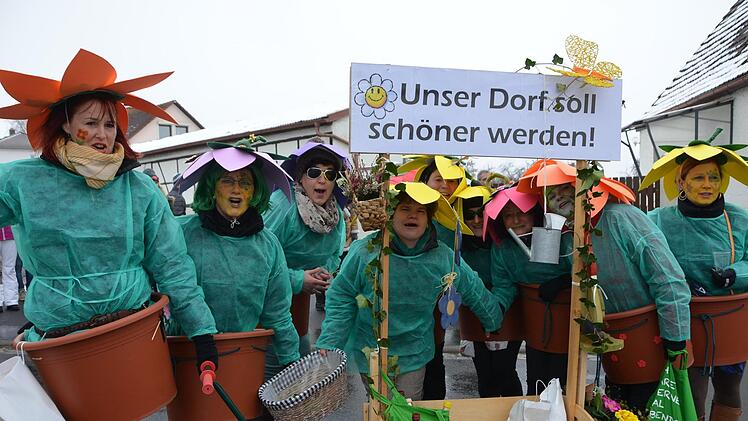 Straßenfasching in Ebenhausen Foto: Peter Rauch