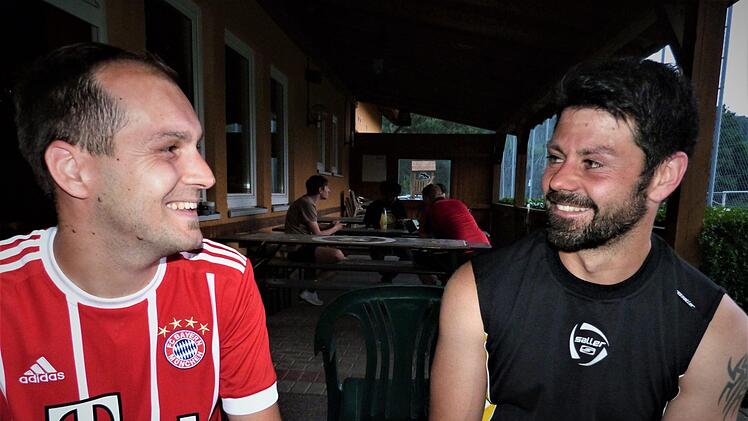 Blicken zuversichtlich in die Zukunft: BSC-Kapitän Ingo Braunersreuther (links) und Spielertrainer Alexander Stamm. Werner Reißaus