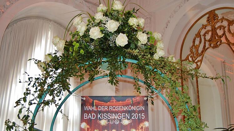 Dekoration für den Rosenball in Bad Kissingen 2015 Foto: Sigismund von Dobschütz