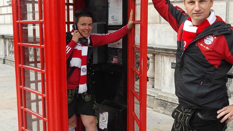 Yvonne Kemmerth und Torsten Hack in London