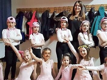 Die "Wild-Cats", die bei der Kinderdisco auftraten  Foto: Alois Dietz