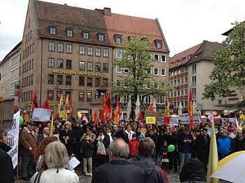 Solidaritätskundgebung am Montag in Nürnberg Foto: privat