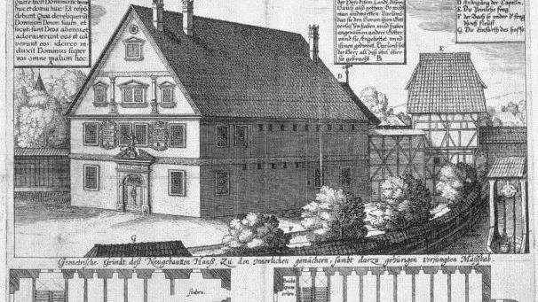 Das Malefizhaus wurde 1627 von Fürstbischof Fuchs von Dornheim als Hexengefängnis erbaut, um vermeintliche Hexen und Zauberer gefangen zu halten und zu foltern.  Foto: Wikimedia Commons