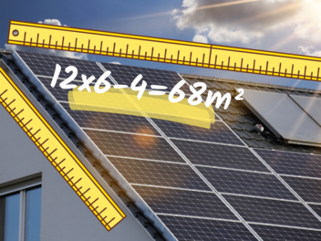 Mehr Autarkie durch eine Solaranlage - der Online-Solarrechner von Selfmade Energy verrät, welche Dachfläche dafür notwendig ist.