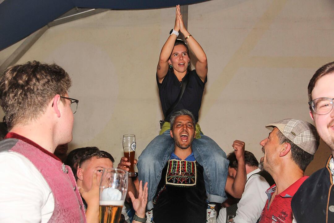 Super Stimmung in Bayreuth.