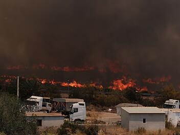 Waldbrand in Andalusien