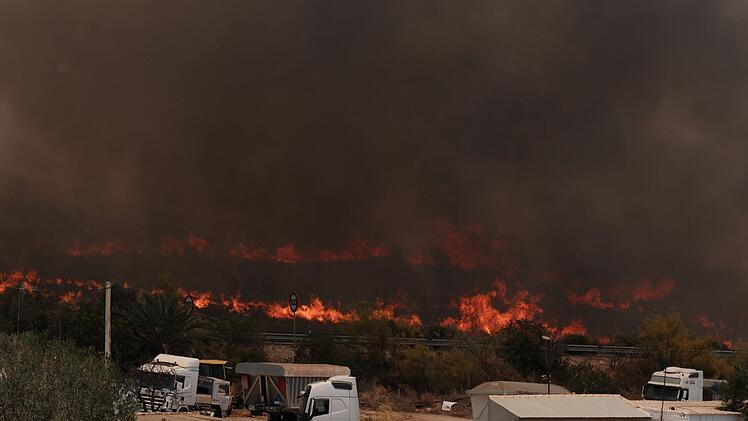 Waldbrand in Andalusien