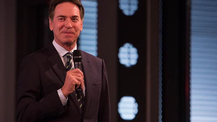 Hausherr Michael Stoschek bei der BegrüßungFoto: Barbara Herbst