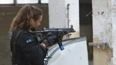 Großübung der Bundespolizei in Mainleus. Foto: Barbara Herbst