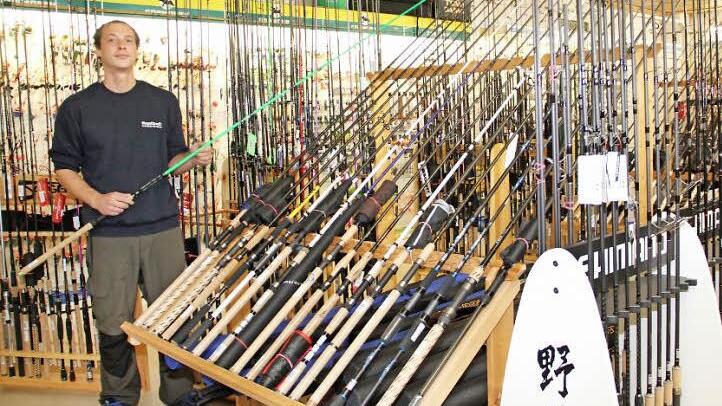 Angelspezi XXL Bad Staffelstein, der Megastore für Angelfischer am Obermain.  Fotos: Gerda Völk