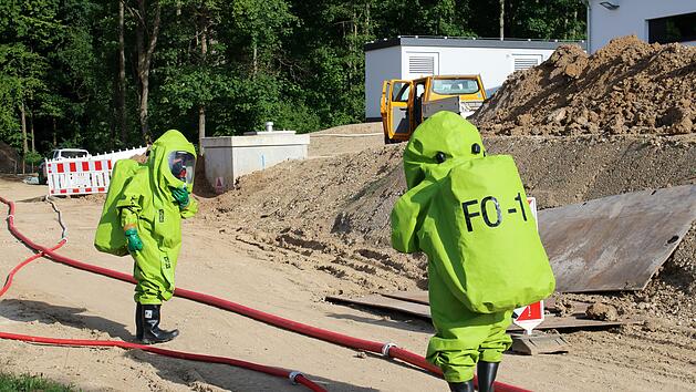 Feuerwehreinsatz wegen Gasaustritt in Forchheim