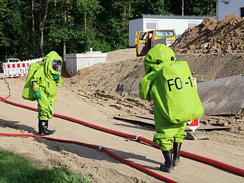 Feuerwehreinsatz wegen Gasaustritt in Forchheim
