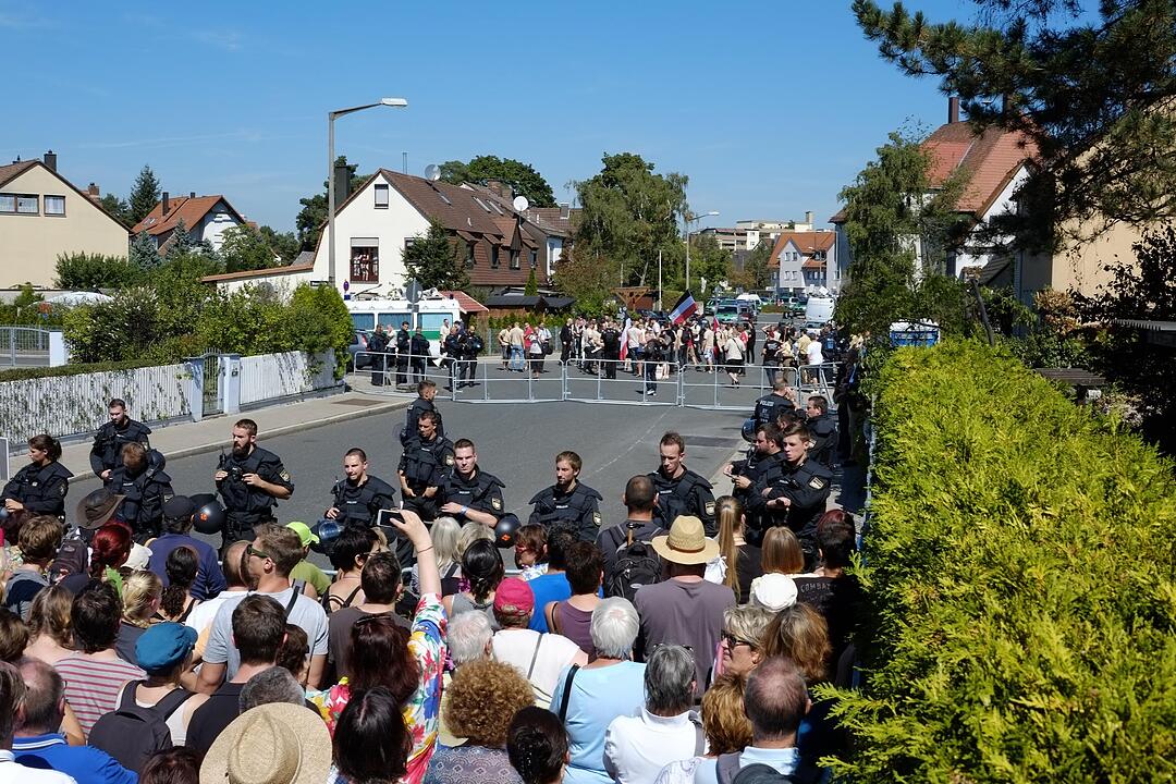 Rechtsextreme Demo in Fürth