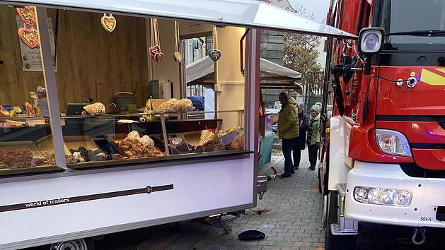 Unfall mit Feuerwehrfahrzeug bei Kirchweih in Neustadt an der Waldnaab