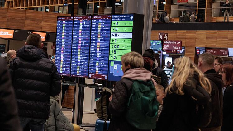 Winterwetter - Flughafen Berlin/Brandenburg