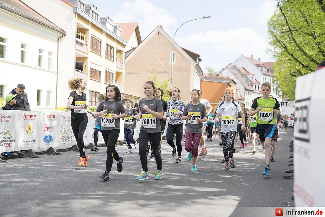 Weltkulturerbelauf 2017 in Bamberg: Der Stadtwerke Schüler-Lauf