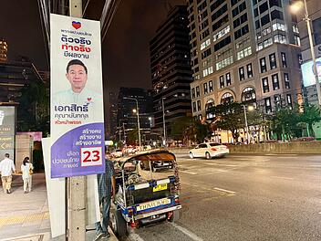 Wahlkampf in Thailand