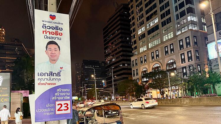 Wahlkampf in Thailand