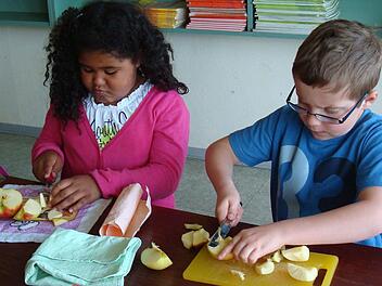 Jedes Projekt in der Teuschnitzer Grundschule ist auf das Gesamtkonzept abgestimmt. Fotos: Adam /privat